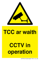 tcc-ar-waith--cctv-in-operation--dual-language-welsh--english-sign~